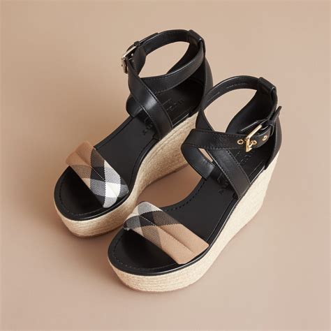 burberry wedge sandals espadrilles|Burberry Limited.